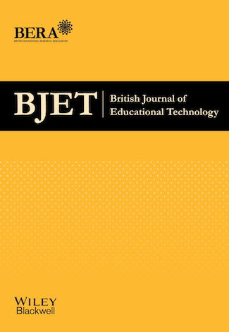 British Journal of Educational Technology 50:3 Published on LearnTechLib